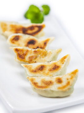 香煎韭菜饺子