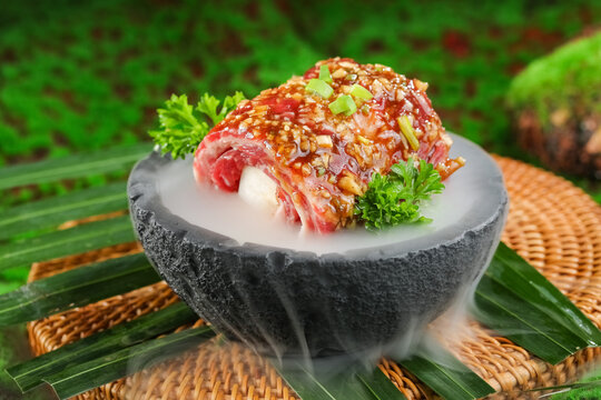 蒜香牛肋排