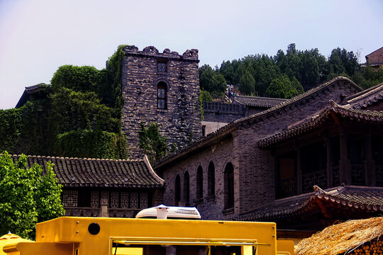 古北水镇北方民居水边房子