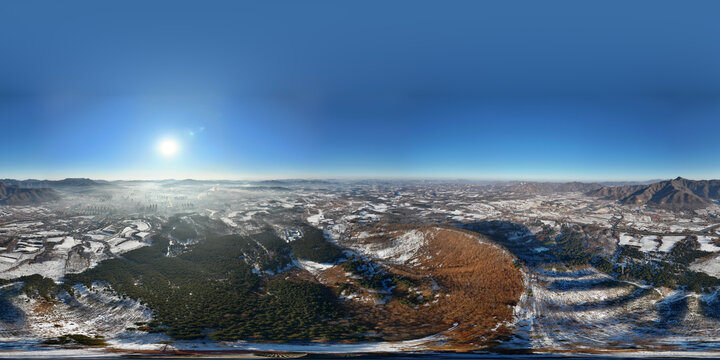 黄椅山火山森林公园全景