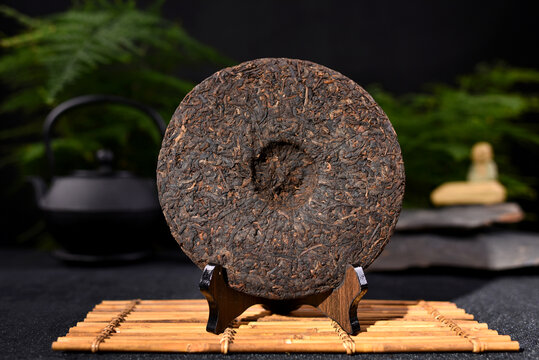 云南普洱茶熟茶茶饼