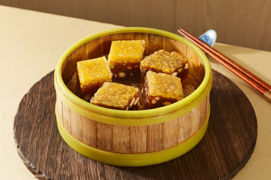 小米红豆糕