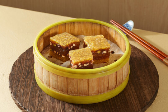 小米红豆糕