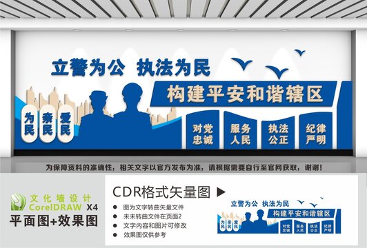 警营派出所文化墙
