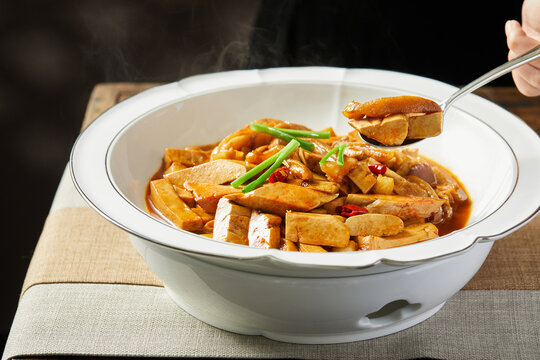 安康鱼肚烧豆腐