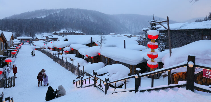 水墨雪乡