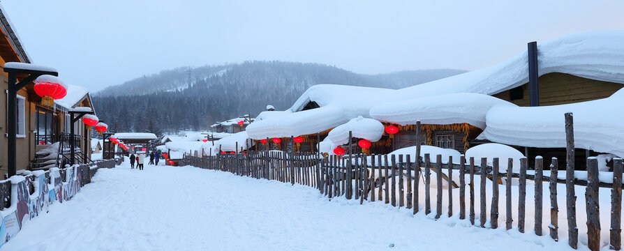 水墨雪乡