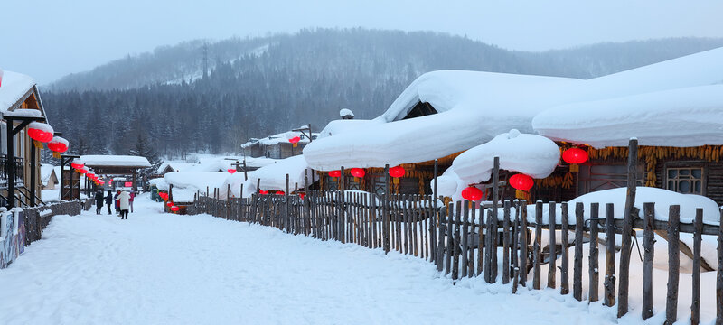 水墨雪乡