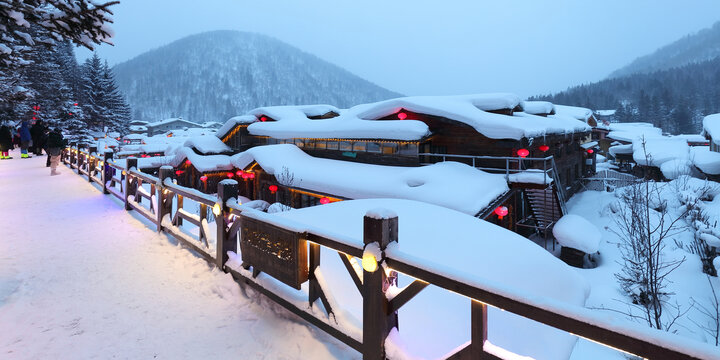 雪乡全景