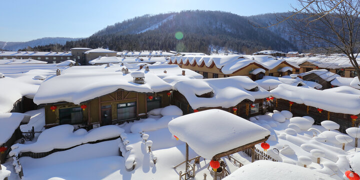 雪乡全景