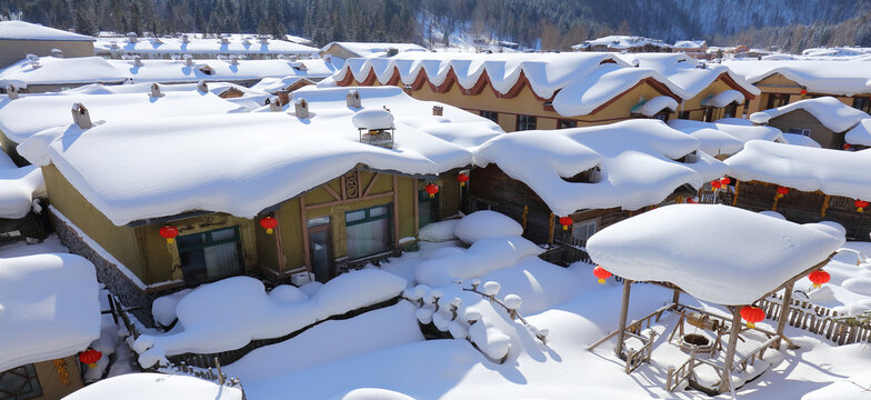 雪乡全景