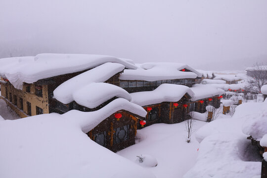 水墨雪乡