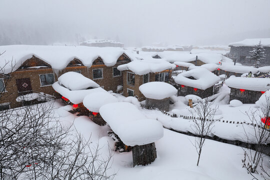 水墨雪乡