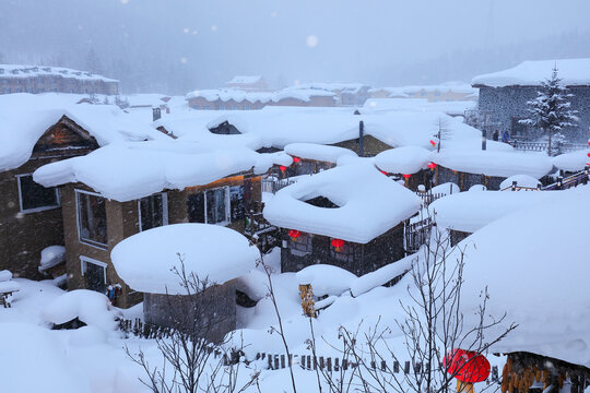 水墨雪乡