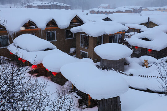 水墨雪乡