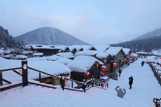 水墨雪乡