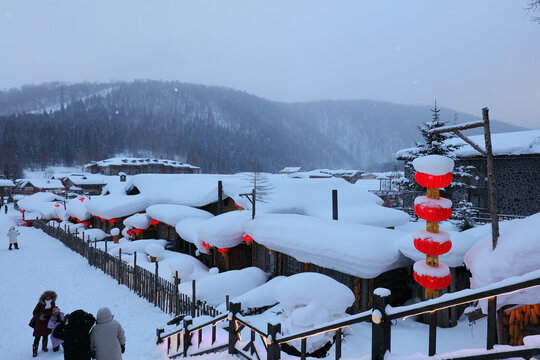 水墨雪乡