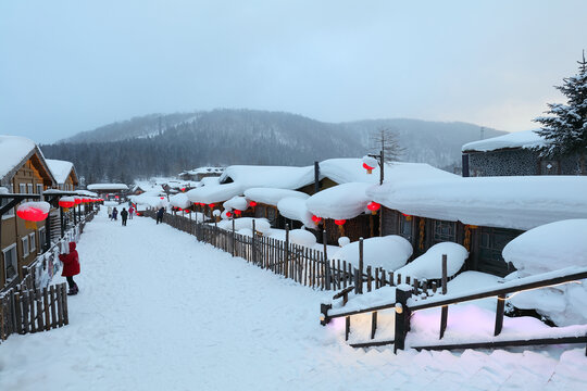 水墨雪乡