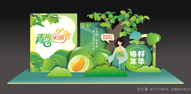 青梅采摘节