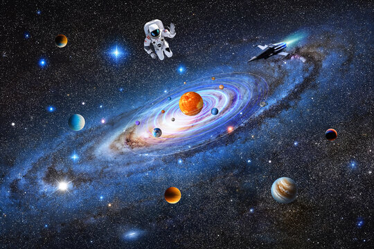 宇宙星空太阳系