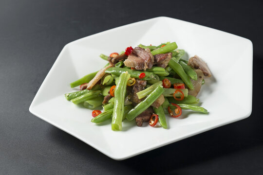 四季豆炒腌肉