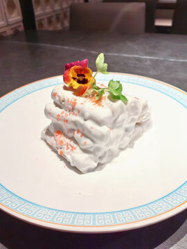 中国美食椰汁山药