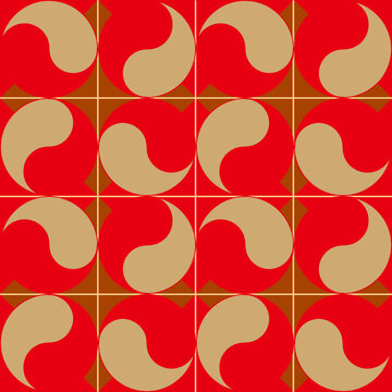 几何拼接花纹