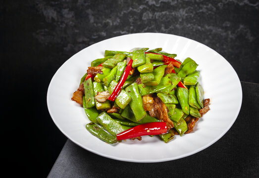 肉炒豆角