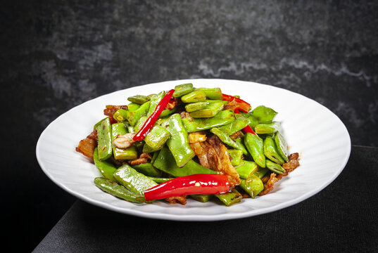 肉炒豆角