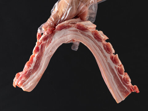 抽排五花肉生鲜食材