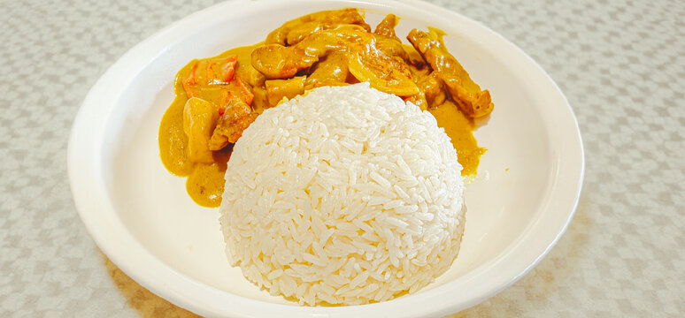 咖喱鸡排饭