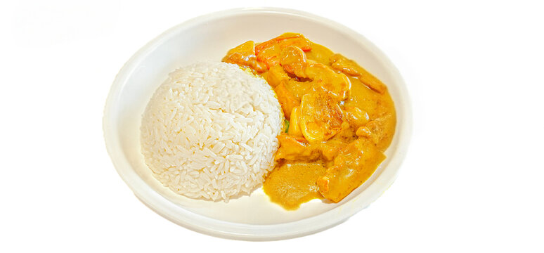 咖喱鸡排饭