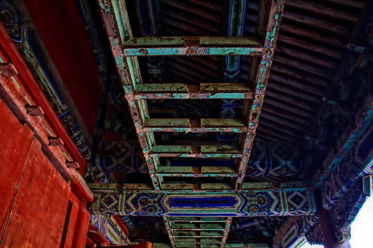 清东陵地面建筑雕梁画栋