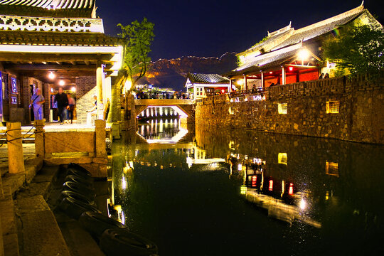 古北水镇夜景