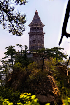 天津盘山定光寺佛舍利塔