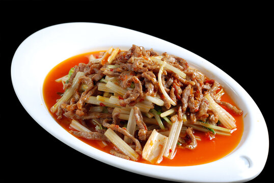芹菜牛肉丝