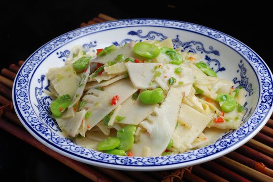 蚕豆春笋