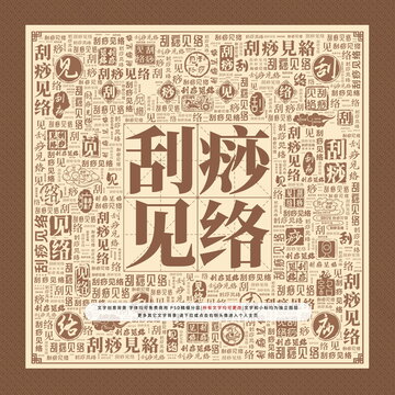 刮痧见络