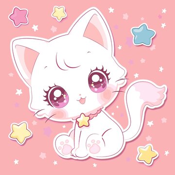 可爱猫咪图案