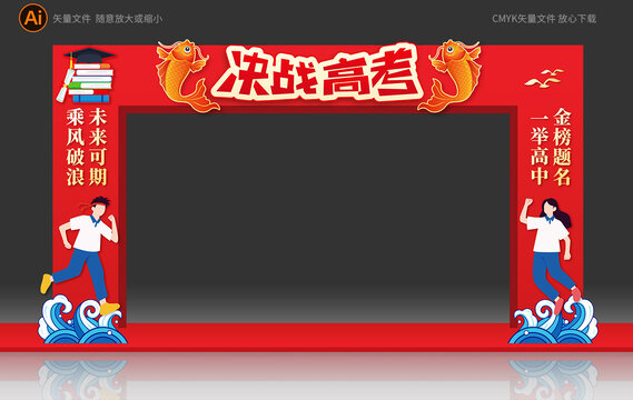 高考冲刺门楼