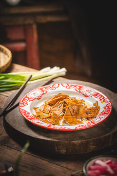 中式复古风格传统手工豆干