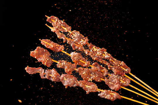 烤牛肉串
