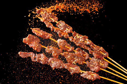烤牛肉串
