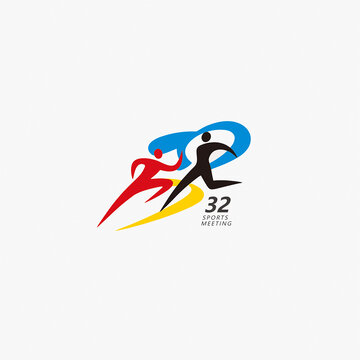32届中小学校园体育节运动会会微标识