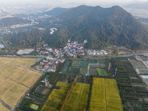 杭州塘栖镇乡村风光