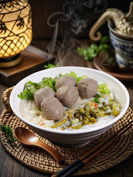 牛肉丸河粉