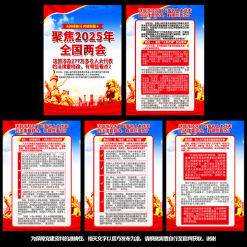 2025两会展板