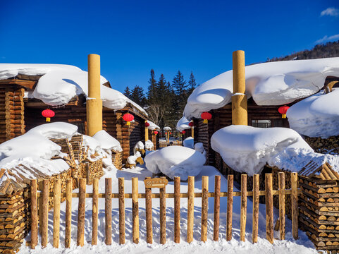 牡丹江雪乡风光