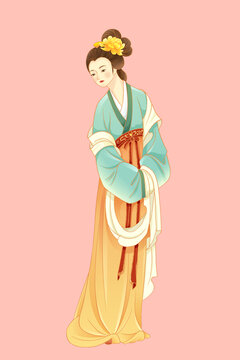 国潮风古代仕女
