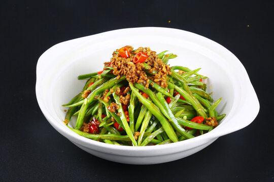 砂煲扁豆丝